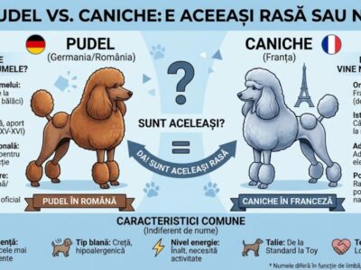 Pudel vs. Caniche: e aceeasi rasa sau nu?