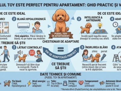 Pudel Toy e potrivit pentru apartament?